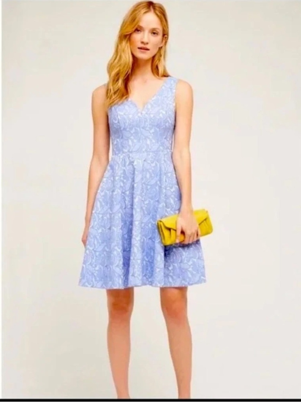 NWT Anthropologie size 2 Claribel dress in periwinkle blue